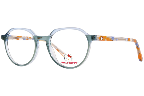  Hello Kitty HK-366 Eyeglasses Youth Girl's Full Rim Oval Shape 