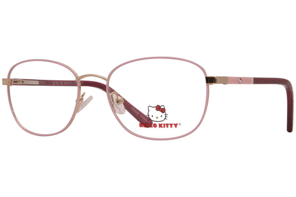  Hello Kitty HK323 Eyeglasses Youth Girl's Full Rim Oval Optical Frame 