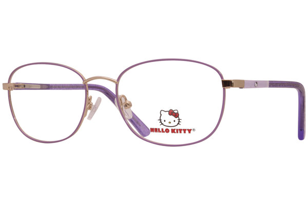  Hello Kitty HK323 Eyeglasses Youth Girl's Full Rim Oval Optical Frame 
