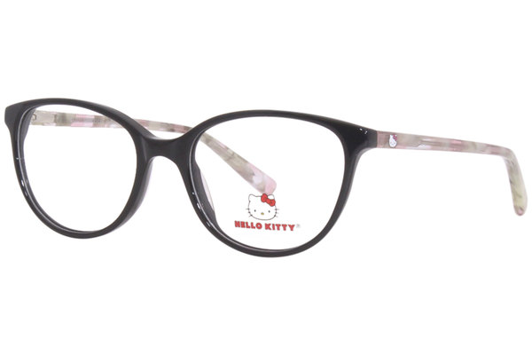  Hello Kitty HK350 Eyeglasses Girl's Full Rim Oval Shape 