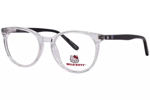  Hello Kitty HK35146 Eyeglasses Youth Kids Full Rim Round Shape 