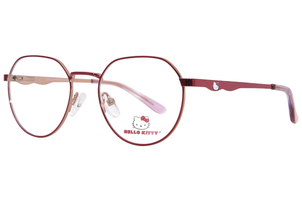  Hello Kitty HK359 Eyeglasses Youth Kids Full Rim Round Shape 