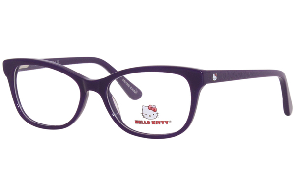  Hello Kitty HK365 Eyeglasses Youth Girl's Full Rim Cat Eye 