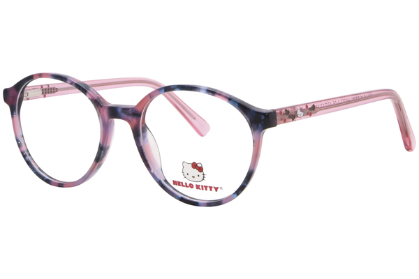 Hello Kitty HK377 Eyeglasses Youth Kids Girl's Full Rim Oval Shape