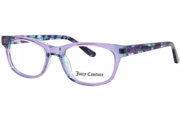 Juicy Couture JU-957 Eyeglasses Youth Kids Full Rim Rectangle Shape