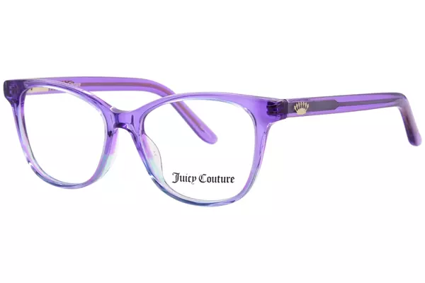  Juicy Couture JU-962 Eyeglasses Youth Kids Full Rim Rectangle Shape 