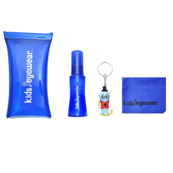  Kidseyewear Glasses Spec Cleaning Kit Set 2oz Spray Solution Cleaning Cloth Case 