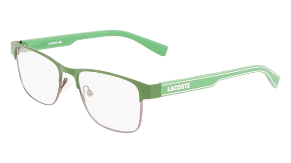  Lacoste L3111 Eyeglasses Youth Kids Boy's Full Rim Rectangle Shape 