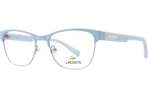  Lacoste L3112 Eyeglasses Youth Kids Girl's Full Rim Rectangle Shape 