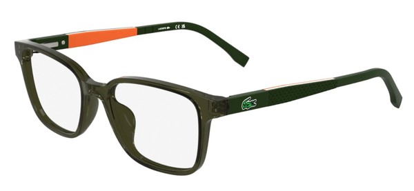  Lacoste L3661 Eyeglasses Youth Kids Boy's Full Rim Rectangle Shape 