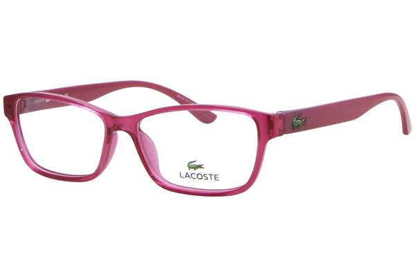  Lacoste L3803B Eyeglasses Youth Kids Girl's Full Rim Rectangle Shape 