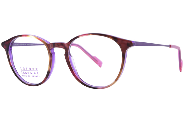  Lafont Onze Eyeglasses Youth Kids Full Rim Round Shape 