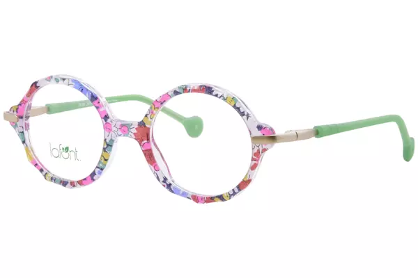  Lafont Paris Sidonie Eyeglasses Youth Kids Girl's Full Rim Round Shape 