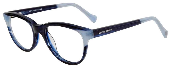 Lucky Brand D711 Eyeglasses Youth Kids Girl's Full Rim Oval Shape