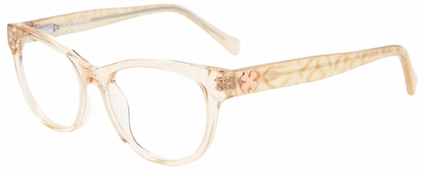  Lucky Brand VLBD737 Eyeglasses Youth Kids Girl's Full Rim Cat Eye 