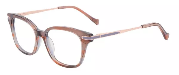 Lucky Brand VLBD739 Eyeglasses Youth Kids Girl's Full Rim Square Shape