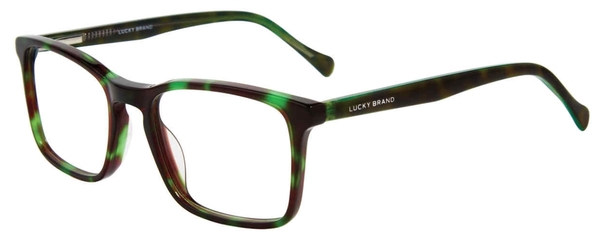  Lucky Brand VLBD828 Eyeglasses Youth Kids Boy's Full Rim Square Shape 