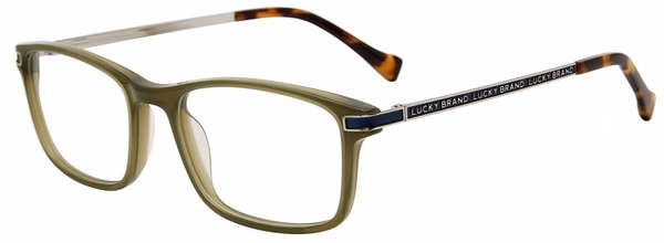  Lucky Brand VLBD829 Eyeglasses Youth Kids Boy's Full Rim Rectangle Shape 
