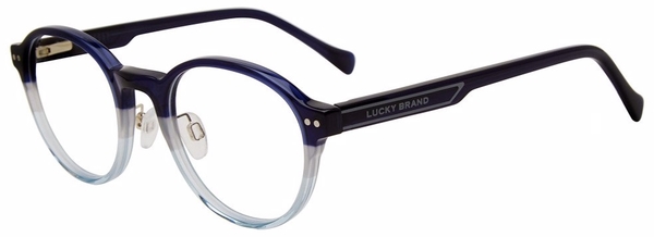  Lucky Brand VLBD831 Eyeglasses Youth Kids Boy's Full Rim Round Shape 