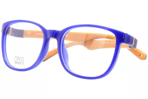 Nano Vista Byte-3.0 NAO340 Eyeglasses Youth Kids Full Rim Square Shape 