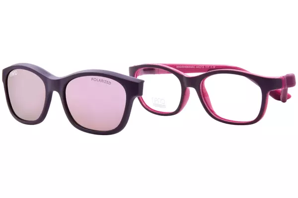  Nano Vista Camper-SC-3.0 NAO304 Eyeglasses Youth Kids Full Rim w/Clip-On 