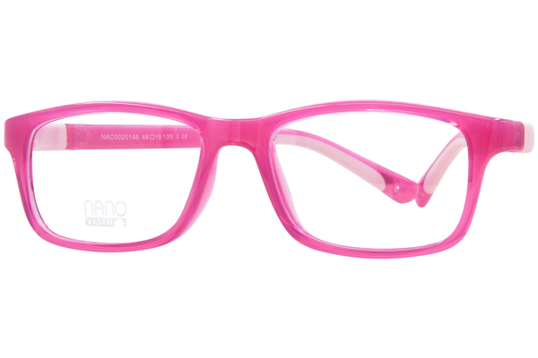  Nano Vista Crew-3.0 NAO302 Eyeglasses Youth Kids Full Rim Rectangle Shape 