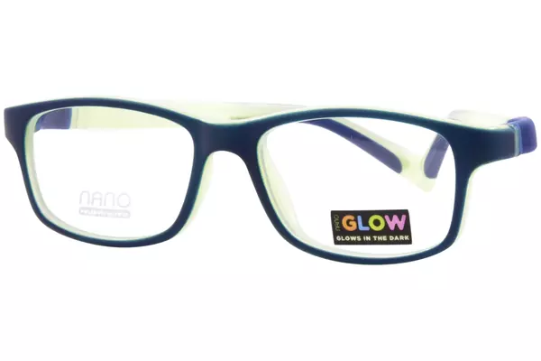  Nano Vista Crew-Glow-3.0 NAO302 Eyeglasses Youth Kids Full Rim Rectangle Shape 