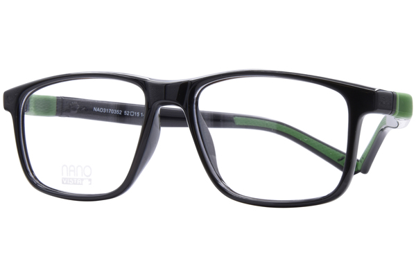  Nano Vista Fanboy-3.0 NAO317 Eyeglasses Youth Kids Full Rim Rectangle Shape 