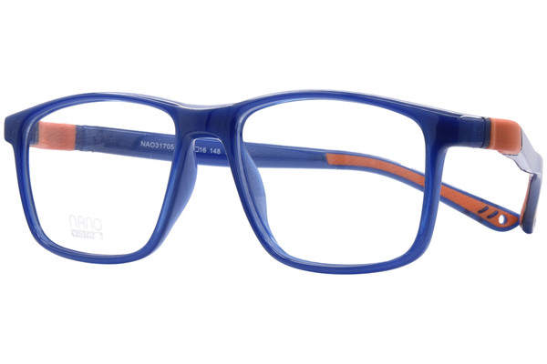  Nano Vista Fanboy-3.0 NAO317 Eyeglasses Youth Kids Full Rim Rectangle Shape 