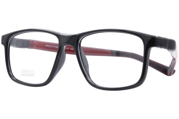  Nano Vista Fanboy-SC-3.0 NAO317 Eyeglasses Youth Kids Full Rim w/Clip-On 