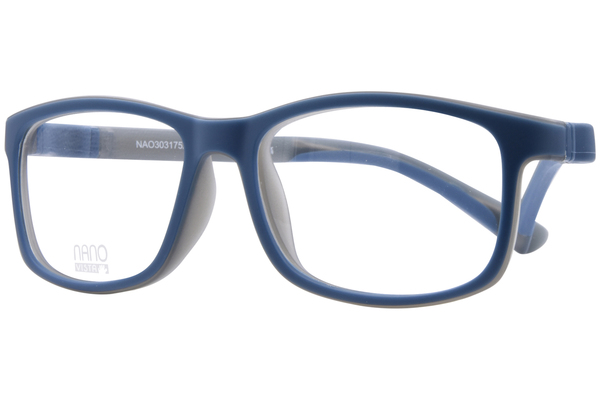  Nano Vista Fangame-3.0 NAO303 Eyeglasses Youth Kids Full Rim Rectangle Shape 