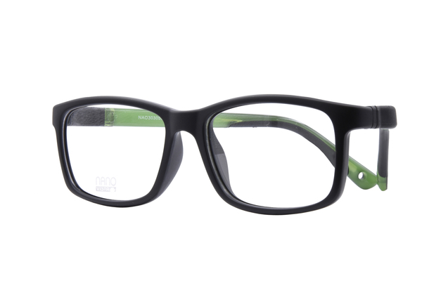  Nano Vista Fangame-SC-3 NAO303 Eyeglasses Youth Kids Full Rim w/Clip-On 