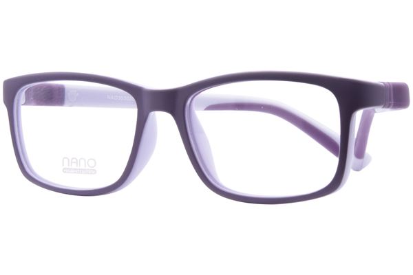 Nano Vista Fangame-SC-3 NAO303 Eyeglasses Youth Kids Full Rim w/Clip-On