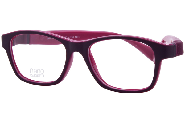  Nano Vista Gaikai-3.0 NAO305 Eyeglasses Youth Kids Full Rim Rectangle Shape 