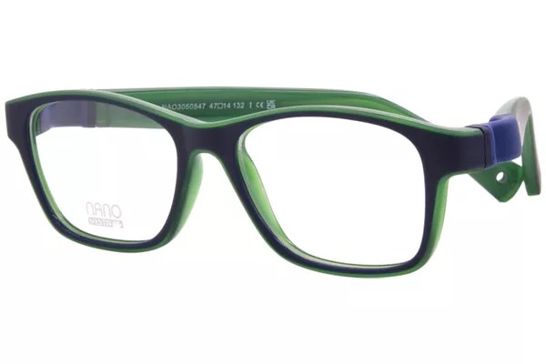 Nano Vista Gaikai-3.0 NAO305 Eyeglasses Youth Kids Full Rim Rectangle Shape