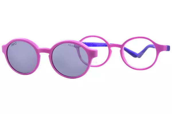  Nano Vista Gamer-SC-3.0 NAO326 Eyeglasses Youth Kids Full Rim w/Clip-On 