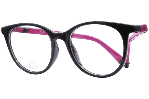  Nano Vista Glitch-3.0 NAO315 Eyeglasses Youth Kids Full Rim Round Shape 