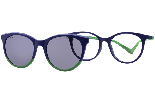  Nano Vista Glitch-SC-3.0 NAO315 Eyeglasses Youth Kids Full Rim w/Clip-On 