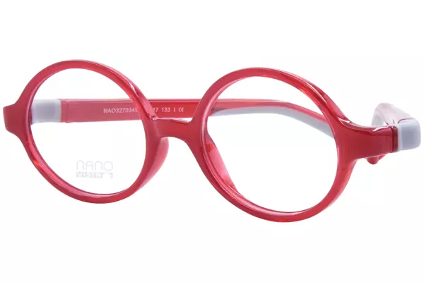  Nano Vista Loading-3.0 NAO327 Eyeglasses Youth Kids Full Rim Round Shape 