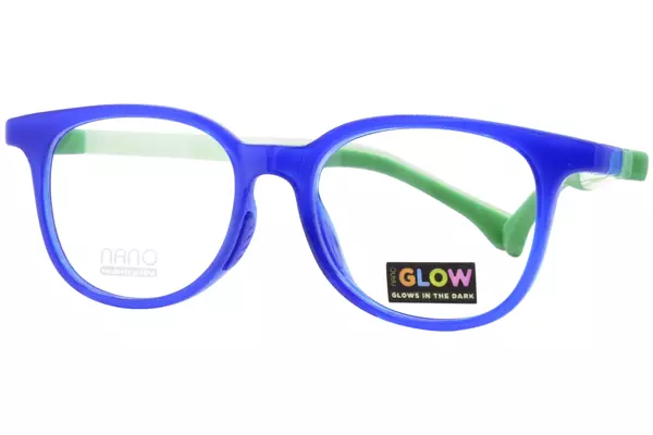  Nano Vista Pixel-Glow-3.0 NAO307 Eyeglasses Youth Kids Full Rim Oval Shape 