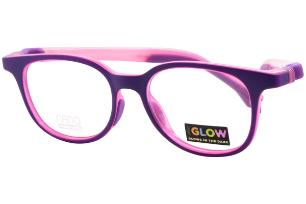  Nano Vista Pixel-Glow-3.0 NAO307 Eyeglasses Youth Kids Full Rim Oval Shape 