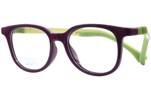  Nano Vista Pixel-SC-3.0 NAO307 Eyeglasses Youth Kids Full Rim w/Clip-On 