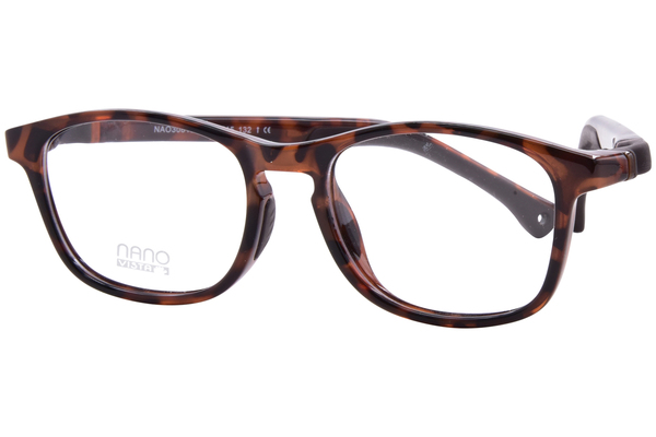  Nano Vista Power-Up-3.0 NAO308 Eyeglasses Full Rim Square Shape 