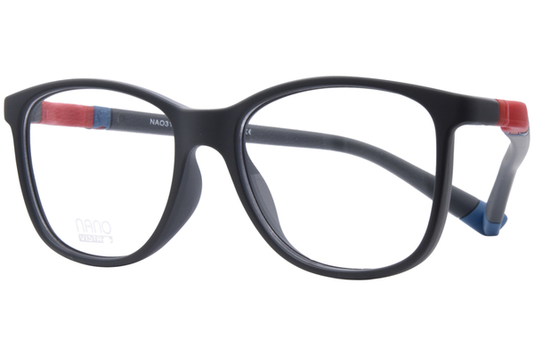  Nano Vista Quest-3.0 NAO316 Eyeglasses Youth Kids Full Rim Square Shape 