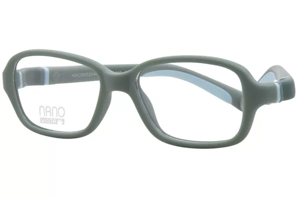 Nano Vista Replay-3.0 NAO300 Eyeglasses Youth Kids Full Rim Rectangle Shape