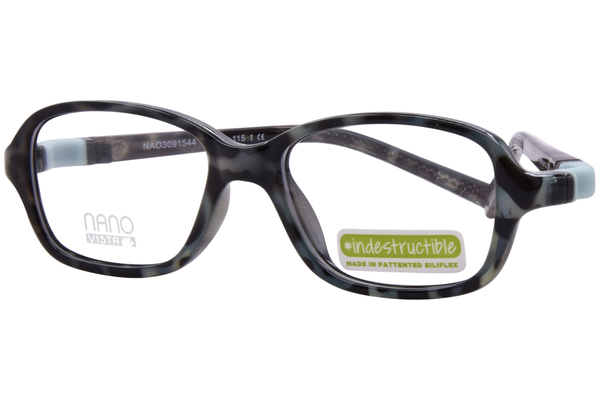  Nano Vista Sleek-Replay-3 NAO309 Eyeglasses Youth Kids Full Rim Rectangle Shape 