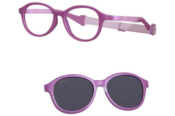  Nano Vista Sprite-SC-3.0 NAO306 Eyeglasses Youth Kids Full Rim w/Clip-On 