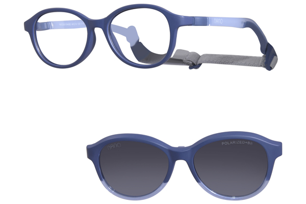  Nano Vista Sprite-SC-3.0 NAO306 Eyeglasses Youth Kids Full Rim w/Clip-On 