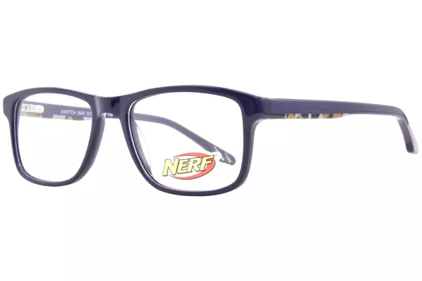  Nerf Switch Eyeglasses Youth Kids Full Rim Rectangle Shape 