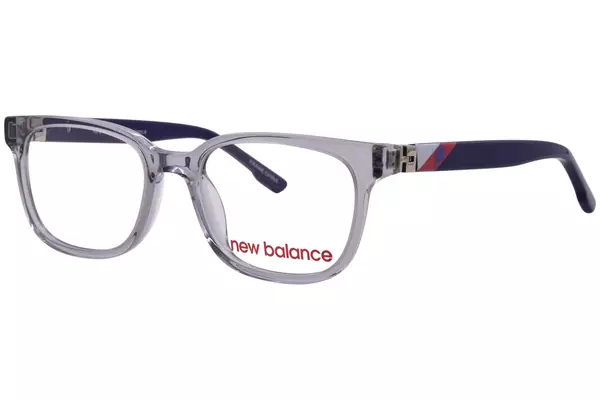  New Balance NBK185 Eyeglasses Youth Kids Boy's Full Rim Rectangle Shape 